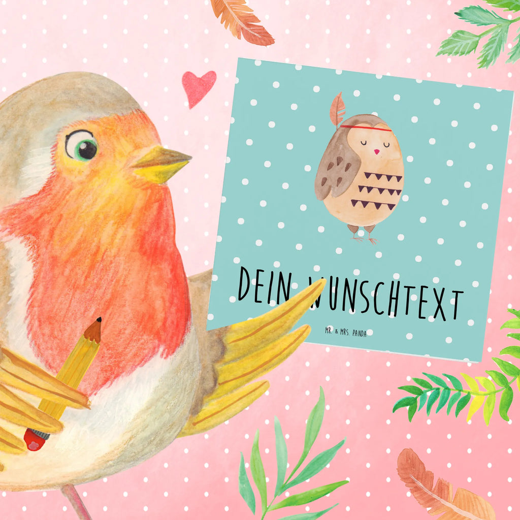 Personalisierte Deluxe Karte Eule Federschmuck Grußkarte mit Namen, Personalisierte Geburtstagskarte, Personalisierte Karte, Grußkarte selbst gestalten, Personalisierte Grußkarte, Personalisiertere Klappkarte, Personalisierte Glückwunschkarte, Personalisierte Hochzeitskarte, Grußkarte mit persönlichen Nachrichten, Grußkarte selber drucken, Personalisierte Einladungskarte, Grußkarte als Geldgeschenk, Grußkarten personalisiert, Eule, Reisespruch, Eule Deko, Das Leben ist ein Abenteuer, Owl, Dekoration, Federschmuck