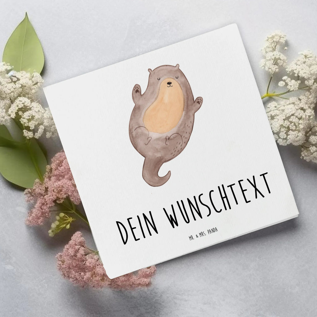 Personalized Deluxe Card otter Embrace Personalisierte Hochzeitskarte, Grußkarte selber drucken, Personalisierte Grußkarte, Grußkarte selbst gestalten, Personalisierte Karte, Grußkarte mit persönlichen Nachrichten, Personalisierte Glückwunschkarte, Personalisierte Einladungskarte, Grußkarte als Geldgeschenk, Personalisiertere Klappkarte, Grußkarte mit Namen, Personalisierte Geburtstagskarte, Grußkarten personalisiert, Otter, Fischotter, Seeotter, Otter Seeotter See Otter