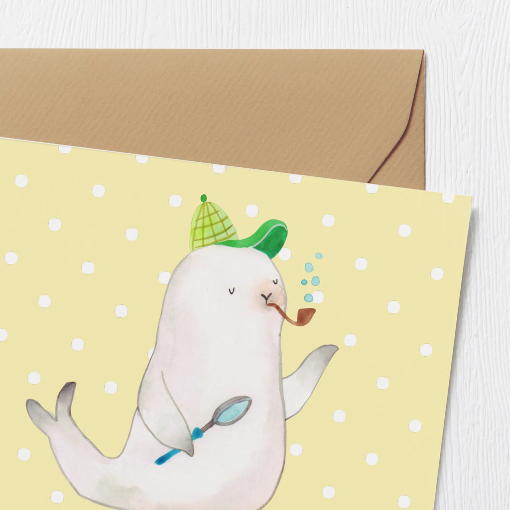 Personalizowana luksusowa karta foka Sherlock Grußkarte als Geldgeschenk, Grußkarten personalisiert, Personalisierte Geburtstagskarte, Grußkarte selber drucken, Grußkarte mit Namen, Personalisiertere Klappkarte, Personalisierte Karte, Grußkarte mit persönlichen Nachrichten, Personalisierte Glückwunschkarte, Personalisierte Hochzeitskarte, Grußkarte selbst gestalten, Personalisierte Einladungskarte, Personalisierte Grußkarte, Tiermotive, Gute Laune, lustige Sprüche, Tiere