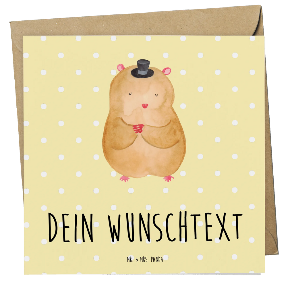 Personalisierte Deluxe Karte Hamster Hut Personalisierte Glückwunschkarte, Grußkarte als Geldgeschenk, Grußkarte mit Namen, Personalisiertere Klappkarte, Grußkarte selbst gestalten, Personalisierte Hochzeitskarte, Personalisierte Geburtstagskarte, Personalisierte Karte, Grußkarte mit persönlichen Nachrichten, Personalisierte Grußkarte, Grußkarte selber drucken, Personalisierte Einladungskarte, Grußkarten personalisiert, Tiermotive, Gute Laune, lustige Sprüche, Tiere, Hut, Zylinder, Zwerghamster, Magier, Hamster, Zauberer
