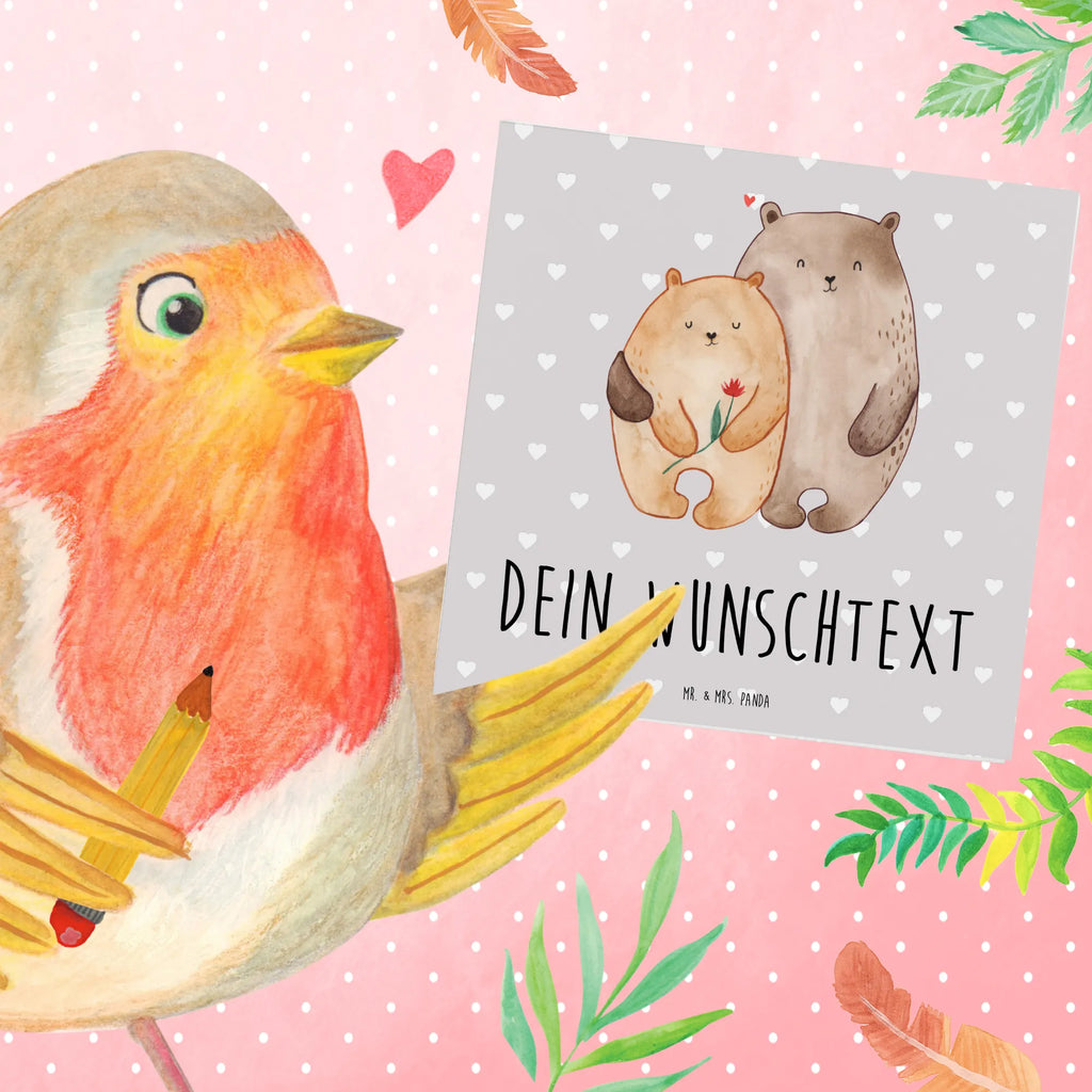 Personalized Deluxe Card Bears in love Personalisierte Karte, Grußkarte mit Namen, Grußkarte selbst gestalten, Personalisiertere Klappkarte, Grußkarte als Geldgeschenk, Grußkarte selber drucken, Grußkarte mit persönlichen Nachrichten, Personalisierte Hochzeitskarte, Grußkarten personalisiert, Personalisierte Grußkarte, Personalisierte Geburtstagskarte, Personalisierte Glückwunschkarte, Personalisierte Einladungskarte, Liebe, Partner, Freund, Freundin, Ehemann, Ehefrau, Heiraten, Verlobung, Heiratsantrag, Liebesgeschenk, Jahrestag, Hocheitstag, Verliebt, Liebesbeweis, Bärchen, Bären, Verlobt, Bär, Hochzeitstag, Geschenk Freund, Geschenk Hochzeit, Geschenk Freundin, Verheiratet
