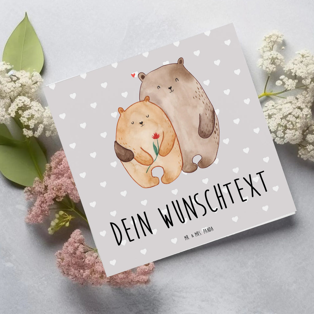 Personalized Deluxe Card Bears in love Personalisierte Karte, Grußkarte mit Namen, Grußkarte selbst gestalten, Personalisiertere Klappkarte, Grußkarte als Geldgeschenk, Grußkarte selber drucken, Grußkarte mit persönlichen Nachrichten, Personalisierte Hochzeitskarte, Grußkarten personalisiert, Personalisierte Grußkarte, Personalisierte Geburtstagskarte, Personalisierte Glückwunschkarte, Personalisierte Einladungskarte, Liebe, Partner, Freund, Freundin, Ehemann, Ehefrau, Heiraten, Verlobung, Heiratsantrag, Liebesgeschenk, Jahrestag, Hocheitstag, Verliebt, Liebesbeweis, Bärchen, Bären, Verlobt, Bär, Hochzeitstag, Geschenk Freund, Geschenk Hochzeit, Geschenk Freundin, Verheiratet