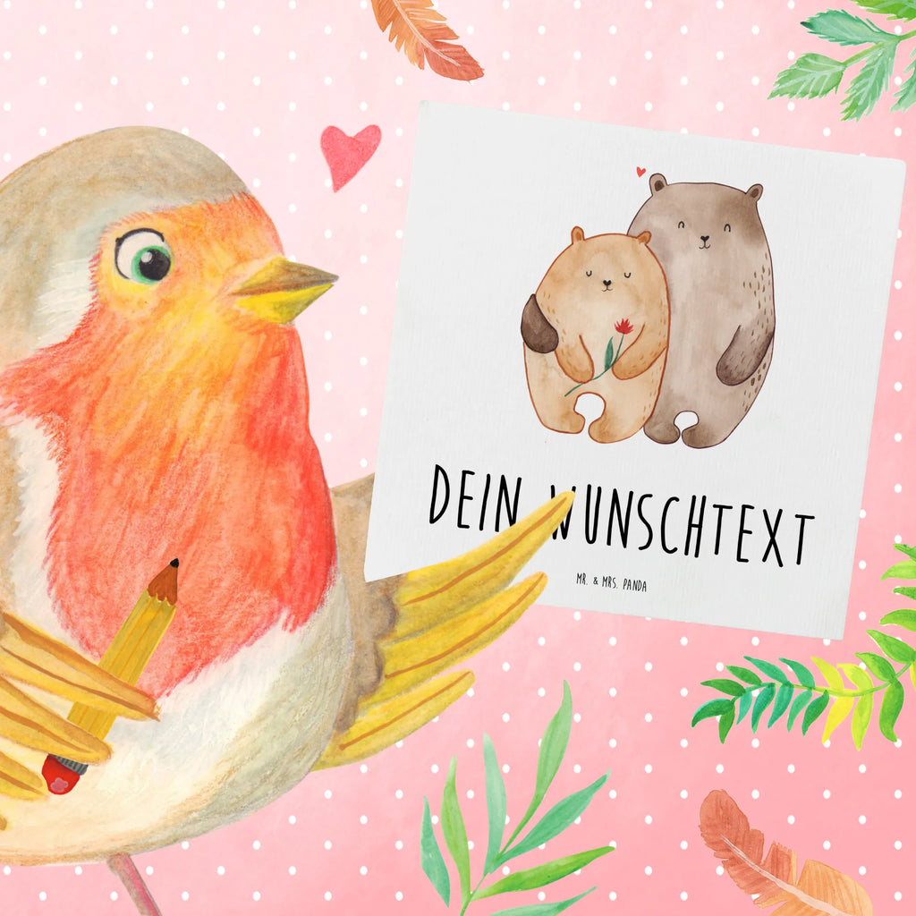 Personalized Deluxe Card Bears in love Personalisierte Karte, Grußkarte mit Namen, Grußkarte selbst gestalten, Personalisiertere Klappkarte, Grußkarte als Geldgeschenk, Grußkarte selber drucken, Grußkarte mit persönlichen Nachrichten, Personalisierte Hochzeitskarte, Grußkarten personalisiert, Personalisierte Grußkarte, Personalisierte Geburtstagskarte, Personalisierte Glückwunschkarte, Personalisierte Einladungskarte, Liebe, Partner, Freund, Freundin, Ehemann, Ehefrau, Heiraten, Verlobung, Heiratsantrag, Liebesgeschenk, Jahrestag, Hocheitstag, Verliebt, Liebesbeweis, Bärchen, Bären, Verlobt, Bär, Hochzeitstag, Geschenk Freund, Geschenk Hochzeit, Geschenk Freundin, Verheiratet