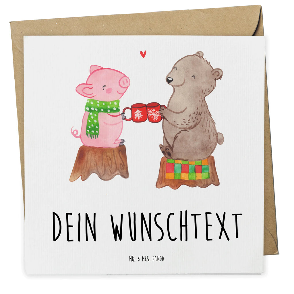 Personalisierte Deluxe Karte Glühschwein Sause Personalisierte Glückwunschkarte, Personalisierte Grußkarte, Personalisierte Hochzeitskarte, Grußkarte selbst gestalten, Personalisierte Geburtstagskarte, Grußkarte selber drucken, Personalisierte Einladungskarte, Grußkarten personalisiert, Grußkarte mit persönlichen Nachrichten, Personalisierte Karte, Grußkarte mit Namen, Personalisiertere Klappkarte, Grußkarte als Geldgeschenk, Winter, Weihnachten, Weihnachtsdeko, Nikolaus, Advent, Heiligabend, Wintermotiv, Bär, Weihnachtszeit, Alles Gute, Prost, Schwein