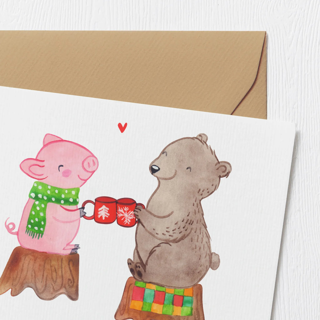 Personalisierte Deluxe Karte Glühschwein Sause Personalisierte Glückwunschkarte, Personalisierte Grußkarte, Personalisierte Hochzeitskarte, Grußkarte selbst gestalten, Personalisierte Geburtstagskarte, Grußkarte selber drucken, Personalisierte Einladungskarte, Grußkarten personalisiert, Grußkarte mit persönlichen Nachrichten, Personalisierte Karte, Grußkarte mit Namen, Personalisiertere Klappkarte, Grußkarte als Geldgeschenk, Winter, Weihnachten, Weihnachtsdeko, Nikolaus, Advent, Heiligabend, Wintermotiv, Bär, Weihnachtszeit, Alles Gute, Prost, Schwein