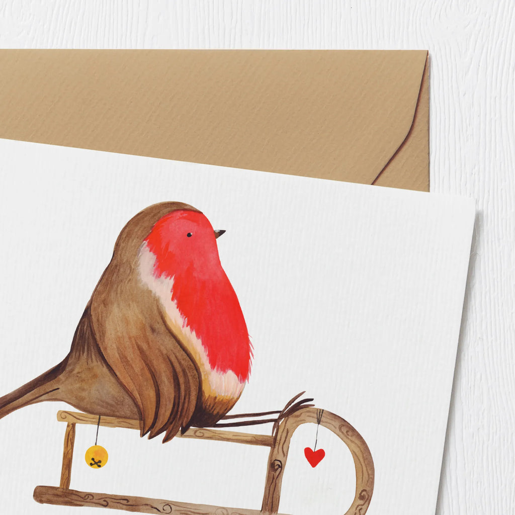 Personalized Deluxe Card robin Sleds Grußkarte mit Namen, Grußkarte mit persönlichen Nachrichten, Grußkarte selber drucken, Grußkarte als Geldgeschenk, Personalisierte Grußkarte, Personalisierte Karte, Personalisierte Glückwunschkarte, Grußkarten personalisiert, Grußkarte selbst gestalten, Personalisiertere Klappkarte, Personalisierte Hochzeitskarte, Personalisierte Einladungskarte, Personalisierte Geburtstagskarte, Winter, Weihnachten, Weihnachtsdeko, Nikolaus, Advent, Heiligabend, Wintermotiv, Vogel, Schlitten
