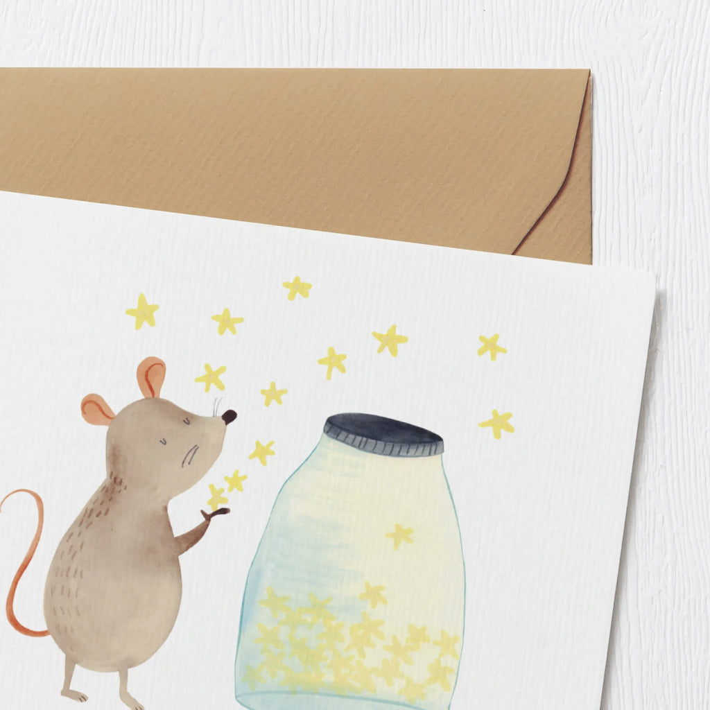 Personalized Deluxe Card Mouse Stars Personalisierte Einladungskarte, Grußkarte als Geldgeschenk, Grußkarte selber drucken, Personalisierte Karte, Grußkarten personalisiert, Personalisierte Geburtstagskarte, Grußkarte mit Namen, Personalisierte Grußkarte, Grußkarte mit persönlichen Nachrichten, Personalisierte Glückwunschkarte, Personalisierte Hochzeitskarte, Personalisiertere Klappkarte, Grußkarte selbst gestalten, Tiermotive, Gute Laune, lustige Sprüche, Tiere, Wunsch, Geburtstag, Schwangerschaft, Träume, Hoffnung, Taufgeschenk, Geburt, Maus, Kindergeburtstag, Kind, Taufe, Sterne, erstes Kind