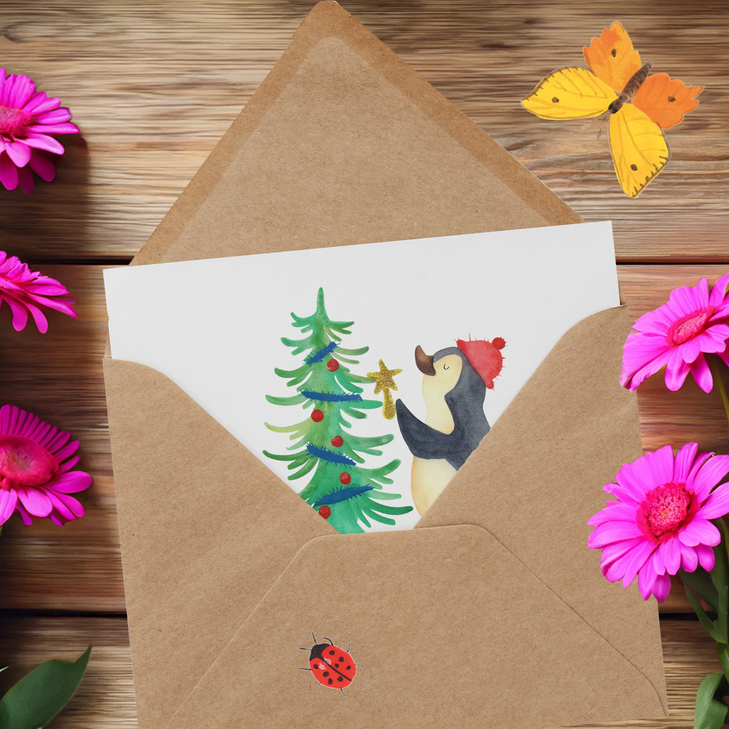 Personalized Deluxe Card penguin Christmas tree Personalisierte Hochzeitskarte, Personalisierte Grußkarte, Personalisiertere Klappkarte, Personalisierte Einladungskarte, Grußkarten personalisiert, Personalisierte Geburtstagskarte, Grußkarte als Geldgeschenk, Grußkarte mit Namen, Personalisierte Glückwunschkarte, Grußkarte selber drucken, Personalisierte Karte, Grußkarte selbst gestalten, Grußkarte mit persönlichen Nachrichten, Winter, Weihnachten, Weihnachtsdeko, Nikolaus, Advent, Heiligabend, Wintermotiv, Pinguin