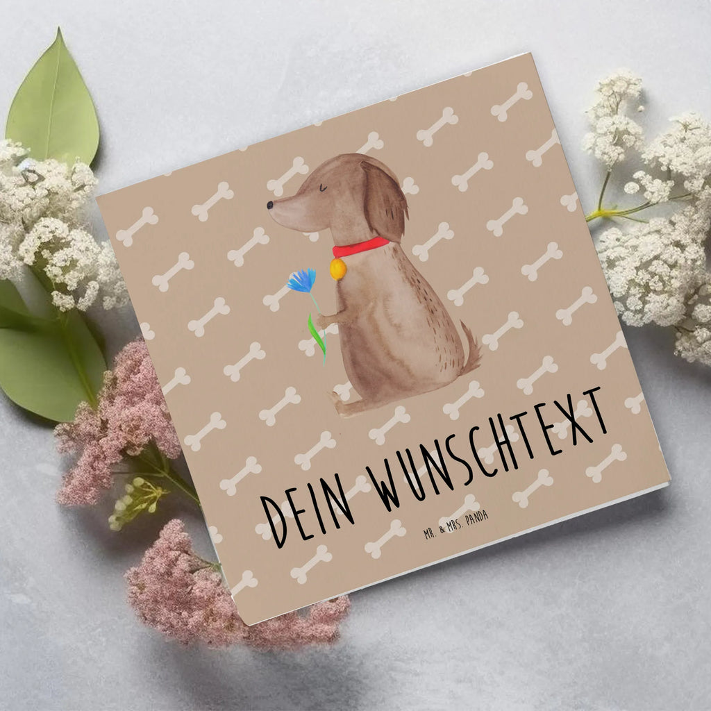 Personalisierte Deluxe Karte Hund Blume Grußkarte als Geldgeschenk, Grußkarte mit persönlichen Nachrichten, Grußkarte mit Namen, Personalisierte Karte, Grußkarte selber drucken, Grußkarten personalisiert, Personalisierte Grußkarte, Personalisiertere Klappkarte, Personalisierte Geburtstagskarte, Grußkarte selbst gestalten, Personalisierte Glückwunschkarte, Personalisierte Einladungskarte, Personalisierte Hochzeitskarte, Hund, Hundemotiv, Haustier, Hunderasse, Tierliebhaber, Hundebesitzer, Sprüche, Hundeliebe, Frauchen, Hunde