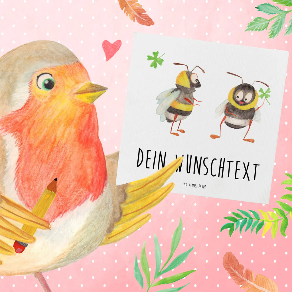 Personalized Deluxe Card bumblebees shamrock Personalisierte Hochzeitskarte, Grußkarte selber drucken, Grußkarte selbst gestalten, Grußkarten personalisiert, Personalisierte Grußkarte, Personalisierte Geburtstagskarte, Personalisiertere Klappkarte, Grußkarte mit persönlichen Nachrichten, Grußkarte mit Namen, Grußkarte als Geldgeschenk, Personalisierte Einladungskarte, Personalisierte Glückwunschkarte, Personalisierte Karte, Tiermotive, Gute Laune, lustige Sprüche, Tiere, Spruch schön, Spruch positiv, Hummel, Biene Deko, glücklich sein, glücklich werden, Biene, Spruch fröhlich