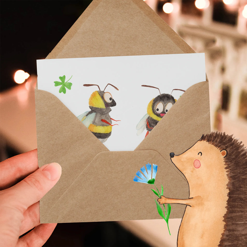 Personalized Deluxe Card bumblebees shamrock Personalisierte Hochzeitskarte, Grußkarte selber drucken, Grußkarte selbst gestalten, Grußkarten personalisiert, Personalisierte Grußkarte, Personalisierte Geburtstagskarte, Personalisiertere Klappkarte, Grußkarte mit persönlichen Nachrichten, Grußkarte mit Namen, Grußkarte als Geldgeschenk, Personalisierte Einladungskarte, Personalisierte Glückwunschkarte, Personalisierte Karte, Tiermotive, Gute Laune, lustige Sprüche, Tiere, Spruch schön, Spruch positiv, Hummel, Biene Deko, glücklich sein, glücklich werden, Biene, Spruch fröhlich
