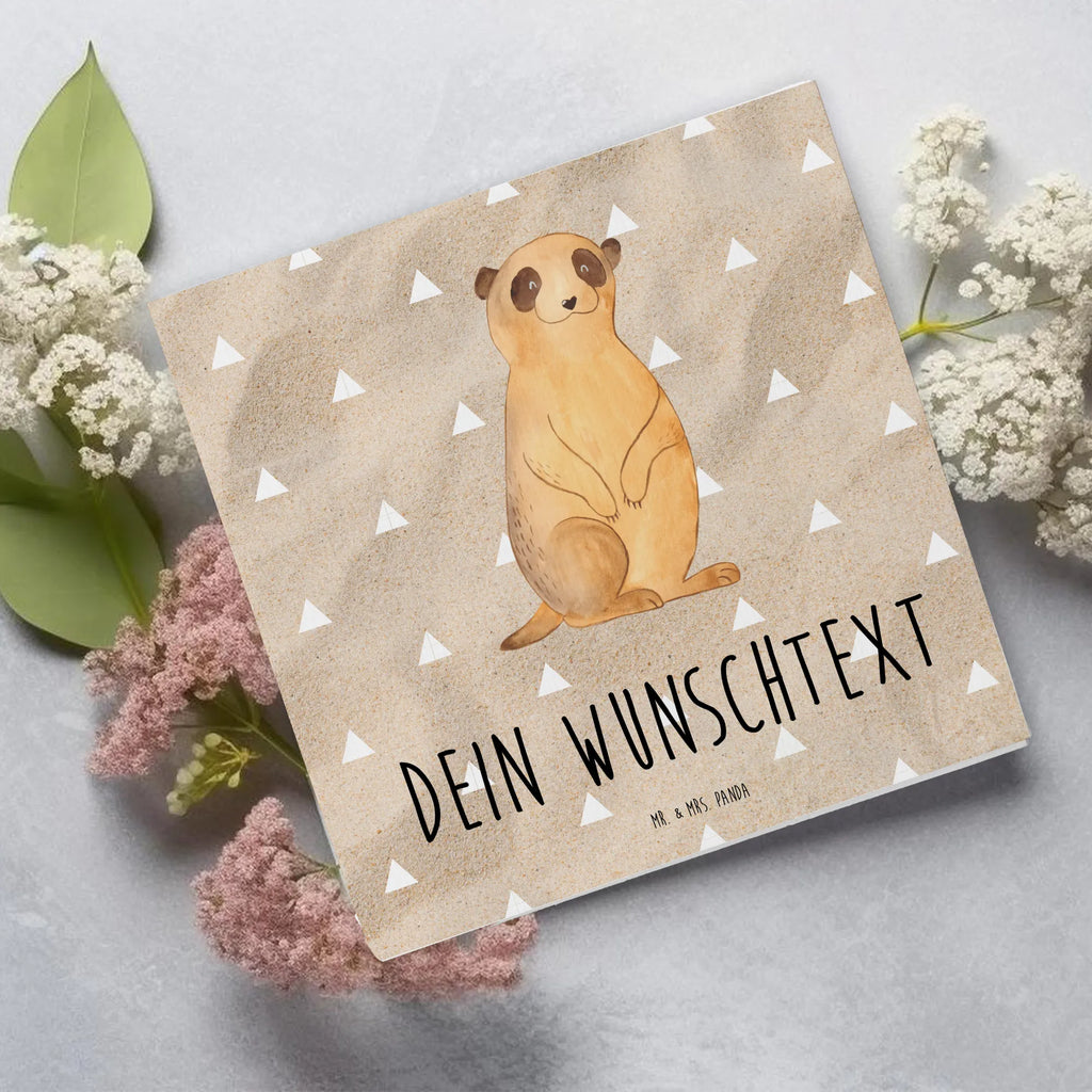 Personalisierte Deluxe Karte Erdmännchen Personalisierte Hochzeitskarte, Grußkarten personalisiert, Personalisiertere Klappkarte, Grußkarte als Geldgeschenk, Grußkarte mit persönlichen Nachrichten, Grußkarte mit Namen, Personalisierte Geburtstagskarte, Personalisierte Karte, Personalisierte Glückwunschkarte, Personalisierte Grußkarte, Grußkarte selbst gestalten, Grußkarte selber drucken, Personalisierte Einladungskarte, Afrika, Wildtiere, Reisen, Spruch, Afrikareise, Traveling, Erdmännchen, Roadtrip, Weltreise