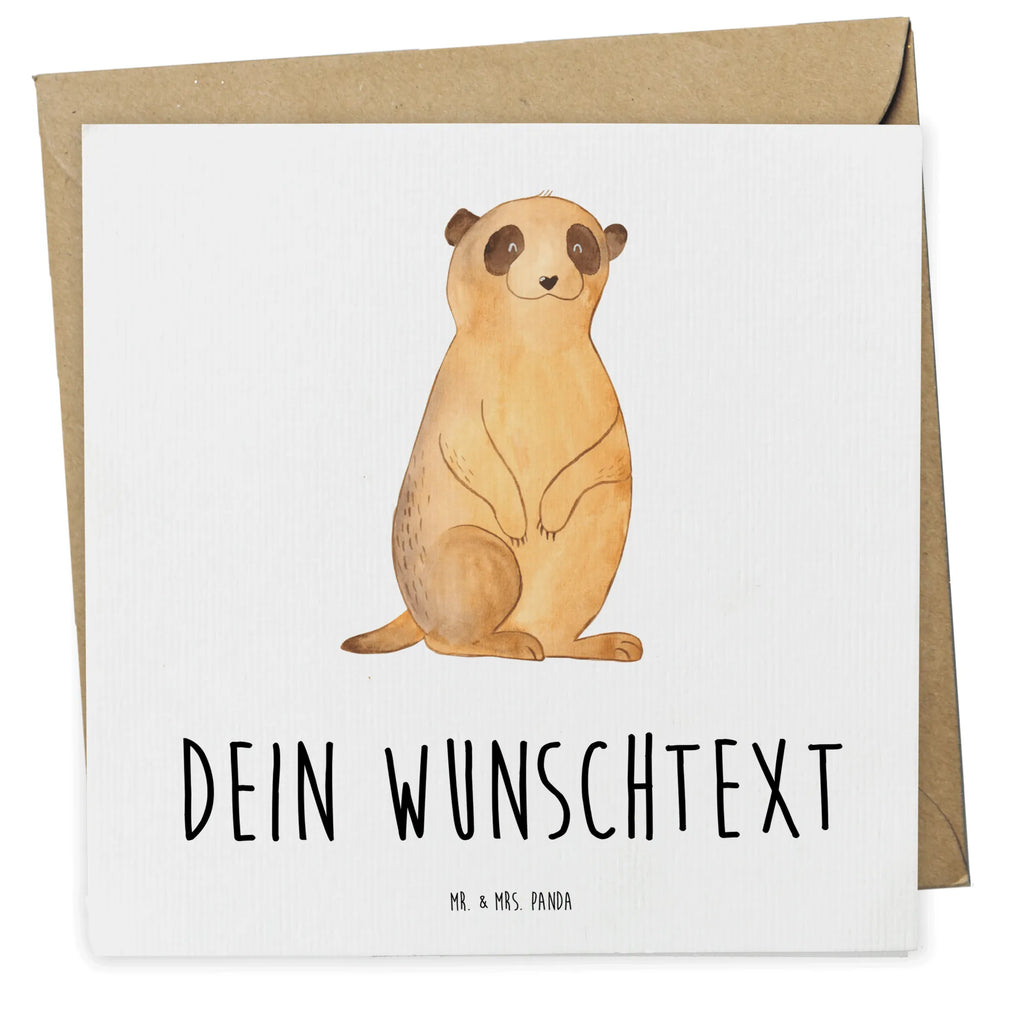 Personalisierte Deluxe Karte Erdmännchen Personalisierte Hochzeitskarte, Grußkarten personalisiert, Personalisiertere Klappkarte, Grußkarte als Geldgeschenk, Grußkarte mit persönlichen Nachrichten, Grußkarte mit Namen, Personalisierte Geburtstagskarte, Personalisierte Karte, Personalisierte Glückwunschkarte, Personalisierte Grußkarte, Grußkarte selbst gestalten, Grußkarte selber drucken, Personalisierte Einladungskarte, Afrika, Wildtiere, Reisen, Spruch, Afrikareise, Traveling, Erdmännchen, Roadtrip, Weltreise