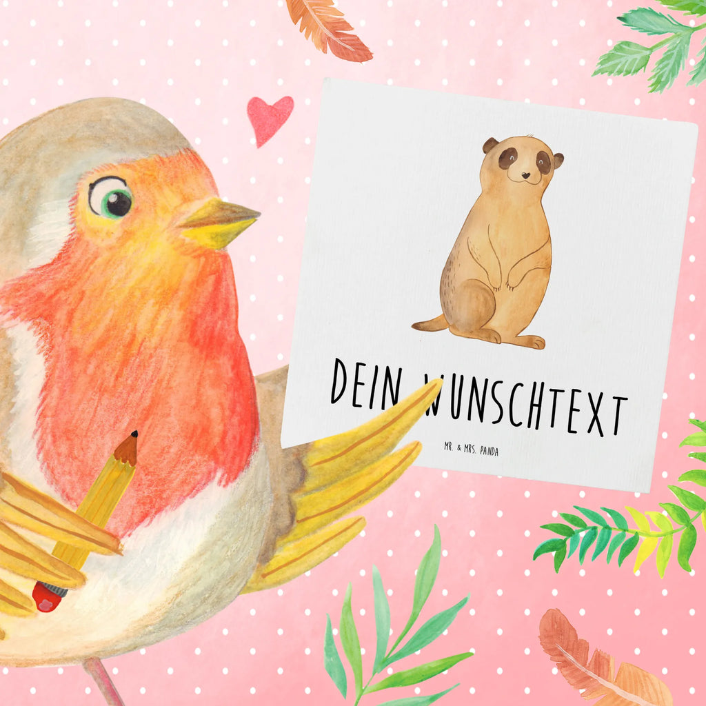 Personalisierte Deluxe Karte Erdmännchen Personalisierte Hochzeitskarte, Grußkarten personalisiert, Personalisiertere Klappkarte, Grußkarte als Geldgeschenk, Grußkarte mit persönlichen Nachrichten, Grußkarte mit Namen, Personalisierte Geburtstagskarte, Personalisierte Karte, Personalisierte Glückwunschkarte, Personalisierte Grußkarte, Grußkarte selbst gestalten, Grußkarte selber drucken, Personalisierte Einladungskarte, Afrika, Wildtiere, Reisen, Spruch, Afrikareise, Traveling, Erdmännchen, Roadtrip, Weltreise