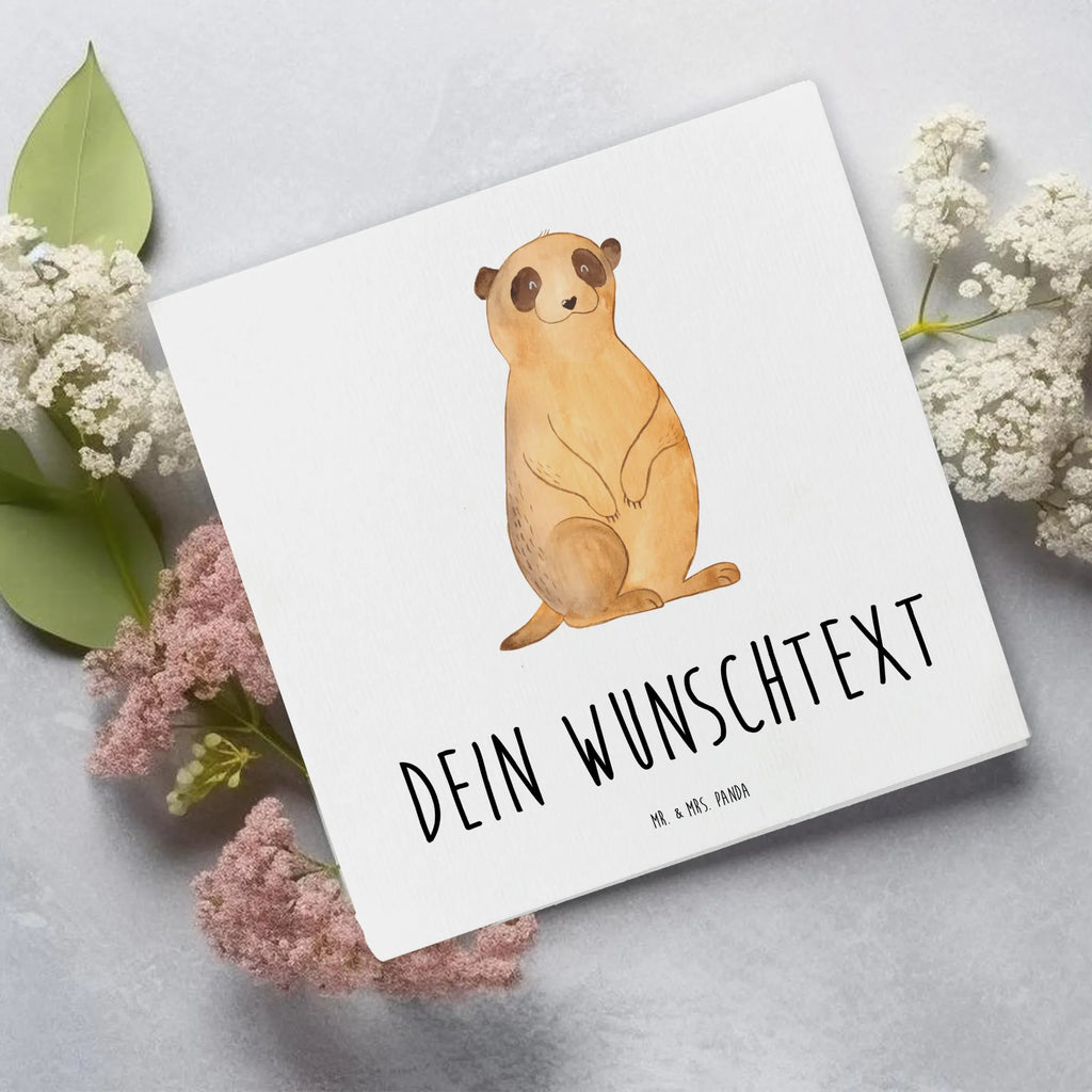 Personalisierte Deluxe Karte Erdmännchen Personalisierte Hochzeitskarte, Grußkarten personalisiert, Personalisiertere Klappkarte, Grußkarte als Geldgeschenk, Grußkarte mit persönlichen Nachrichten, Grußkarte mit Namen, Personalisierte Geburtstagskarte, Personalisierte Karte, Personalisierte Glückwunschkarte, Personalisierte Grußkarte, Grußkarte selbst gestalten, Grußkarte selber drucken, Personalisierte Einladungskarte, Afrika, Wildtiere, Reisen, Spruch, Afrikareise, Traveling, Erdmännchen, Roadtrip, Weltreise