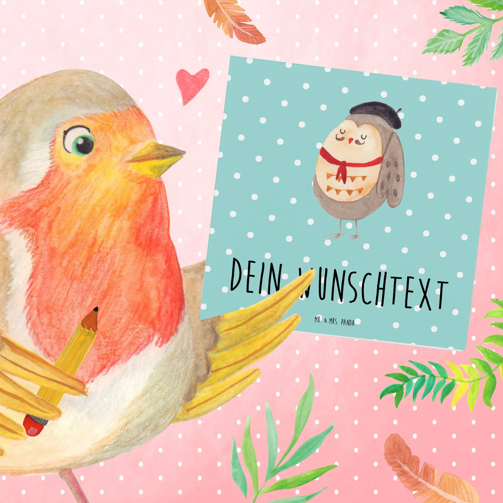 Personalizowana luksusowa karta sowa Francja Grußkarte selber drucken, Personalisierte Karte, Personalisierte Grußkarte, Grußkarten personalisiert, Personalisierte Einladungskarte, Personalisierte Geburtstagskarte, Personalisierte Hochzeitskarte, Grußkarte als Geldgeschenk, Personalisiertere Klappkarte, Grußkarte selbst gestalten, Grußkarte mit Namen, Grußkarte mit persönlichen Nachrichten, Personalisierte Glückwunschkarte, Eule, La vie est belle, Spruch Französisch, Frankreich, Owl, Eulen, das Leben ist schön, hibou, Spruch schön, Eule Deko