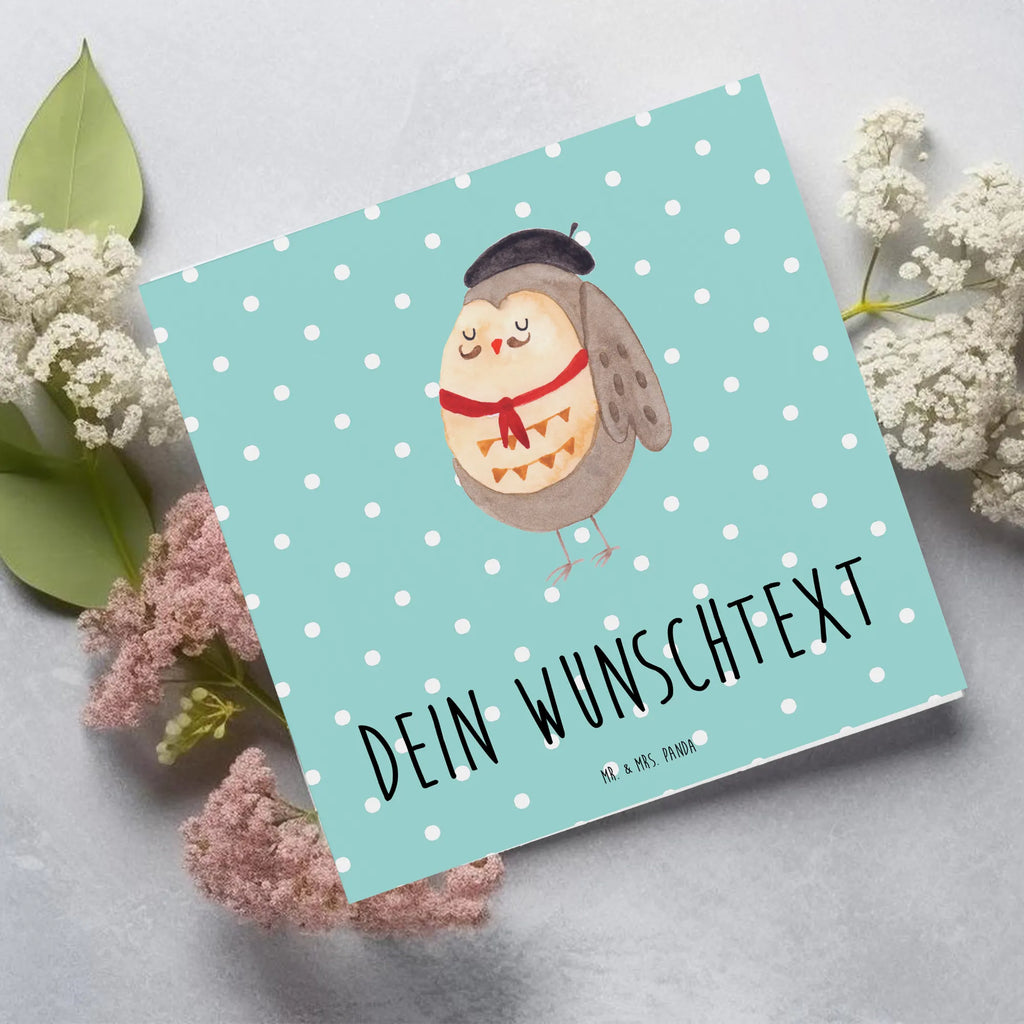 Personalizowana luksusowa karta sowa Francja Grußkarte selber drucken, Personalisierte Karte, Personalisierte Grußkarte, Grußkarten personalisiert, Personalisierte Einladungskarte, Personalisierte Geburtstagskarte, Personalisierte Hochzeitskarte, Grußkarte als Geldgeschenk, Personalisiertere Klappkarte, Grußkarte selbst gestalten, Grußkarte mit Namen, Grußkarte mit persönlichen Nachrichten, Personalisierte Glückwunschkarte, Eule, La vie est belle, Spruch Französisch, Frankreich, Owl, Eulen, das Leben ist schön, hibou, Spruch schön, Eule Deko