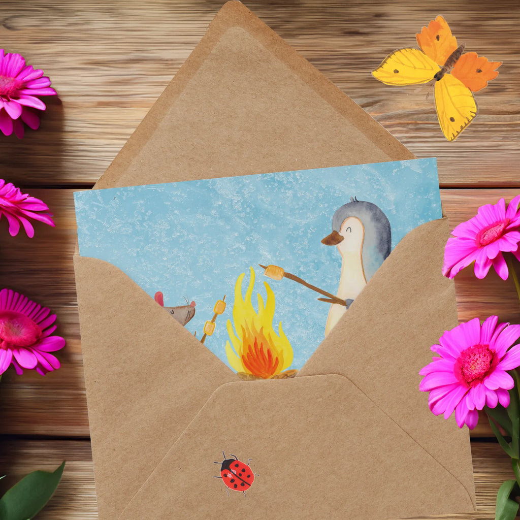 Personalisierte Deluxe Karte Pinguin Lagerfeuer Personalisierte Glückwunschkarte, Personalisierte Hochzeitskarte, Personalisierte Grußkarte, Grußkarte selbst gestalten, Grußkarte als Geldgeschenk, Grußkarte mit persönlichen Nachrichten, Grußkarten personalisiert, Grußkarte mit Namen, Grußkarte selber drucken, Personalisierte Karte, Personalisierte Einladungskarte, Personalisiertere Klappkarte, Personalisierte Geburtstagskarte, Pinguin, Büro, Liebe, Leben, grillen, Job, Maus, Neustart, Arbeit, Lebensmotivation, Feuer, Büroalltag, Lebensspruch, Marshmallows, Lagerfeuer, Pinguine, Motivation