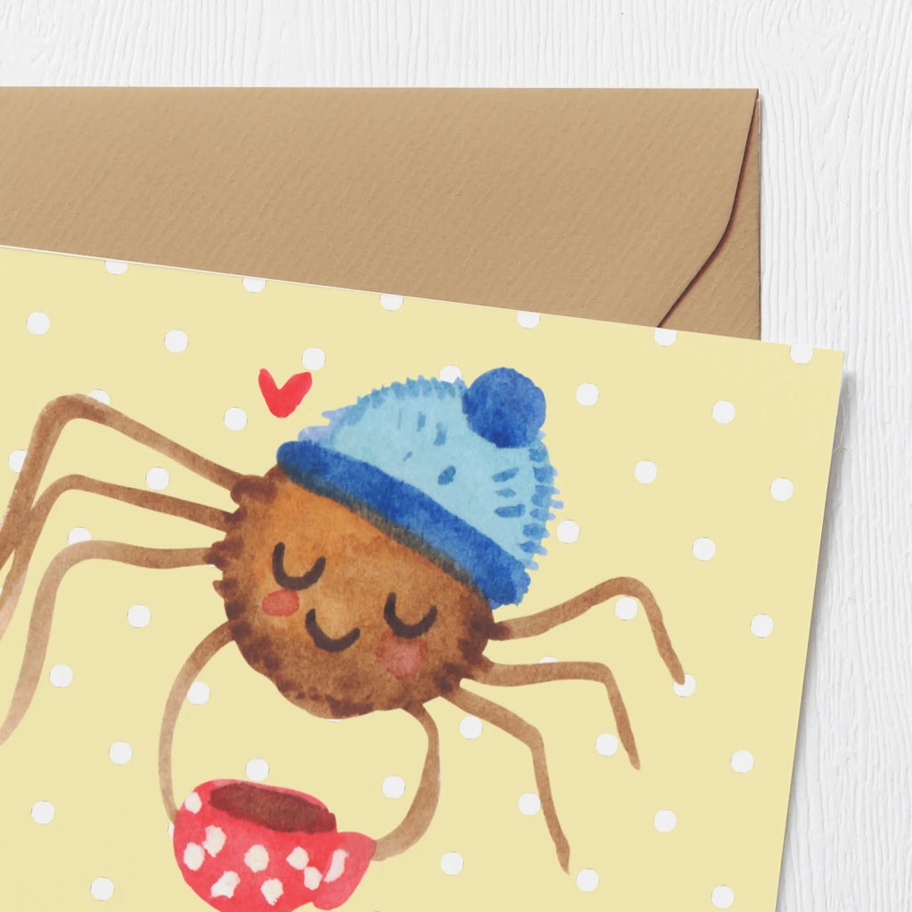 Personalisierte Deluxe Karte Spinne Agathe Kaffee Grußkarte als Geldgeschenk, Grußkarte mit persönlichen Nachrichten, Personalisierte Geburtstagskarte, Personalisierte Hochzeitskarte, Grußkarte selbst gestalten, Personalisierte Einladungskarte, Personalisierte Glückwunschkarte, Personalisiertere Klappkarte, Personalisierte Karte, Grußkarte mit Namen, Grußkarten personalisiert, Grußkarte selber drucken, Personalisierte Grußkarte, Spinne Agathe, Spinne, Agathe, Videos, Merchandise, Weiser Spruch, Morgen, Lebensweisheiten, Morgenmuffel, Kaffee