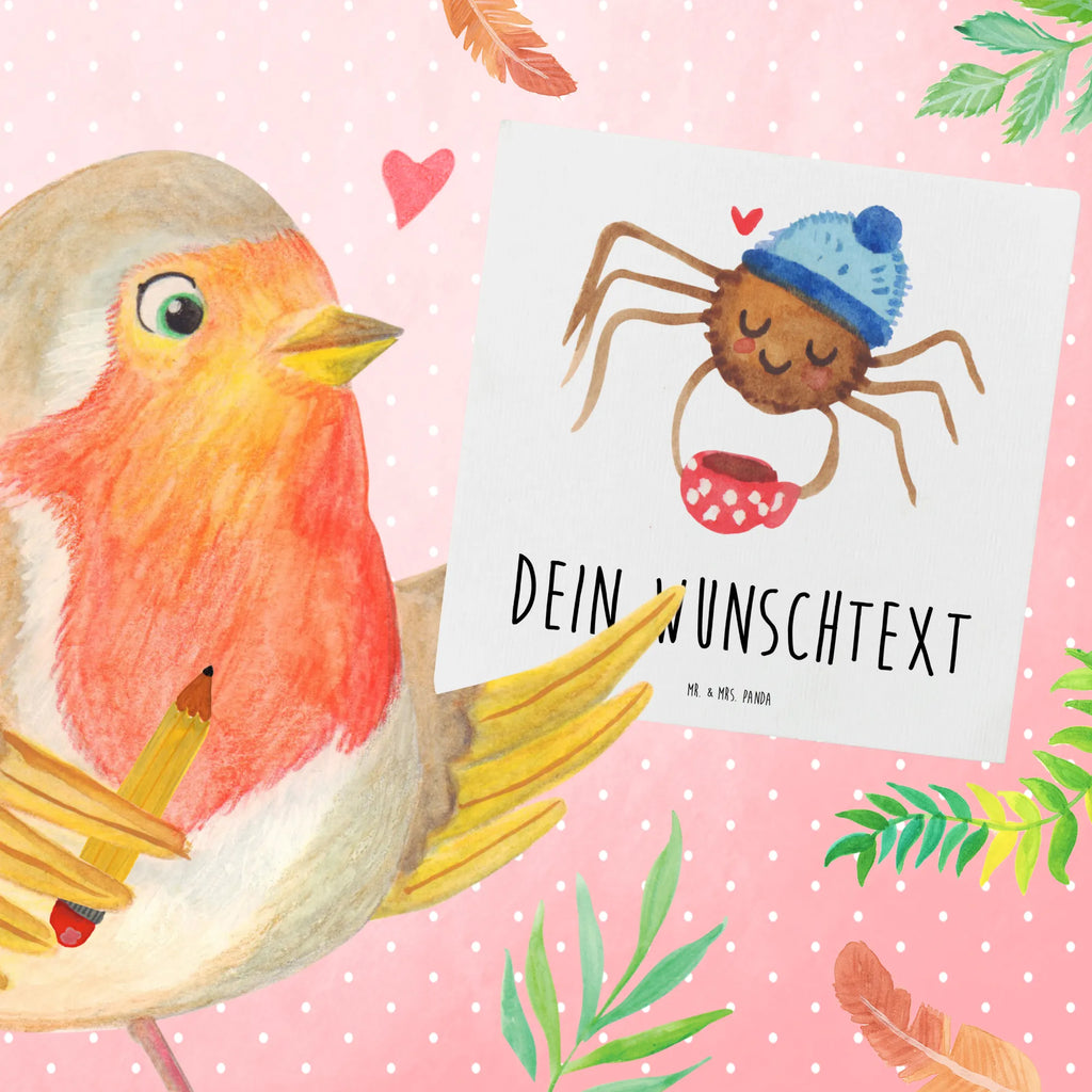 Personalisierte Deluxe Karte Spinne Agathe Kaffee Grußkarte als Geldgeschenk, Grußkarte mit persönlichen Nachrichten, Personalisierte Geburtstagskarte, Personalisierte Hochzeitskarte, Grußkarte selbst gestalten, Personalisierte Einladungskarte, Personalisierte Glückwunschkarte, Personalisiertere Klappkarte, Personalisierte Karte, Grußkarte mit Namen, Grußkarten personalisiert, Grußkarte selber drucken, Personalisierte Grußkarte, Spinne Agathe, Spinne, Agathe, Videos, Merchandise, Weiser Spruch, Morgen, Lebensweisheiten, Morgenmuffel, Kaffee