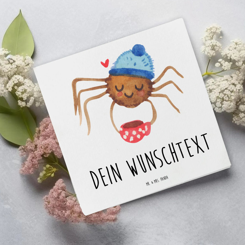 Personalisierte Deluxe Karte Spinne Agathe Kaffee Grußkarte als Geldgeschenk, Grußkarte mit persönlichen Nachrichten, Personalisierte Geburtstagskarte, Personalisierte Hochzeitskarte, Grußkarte selbst gestalten, Personalisierte Einladungskarte, Personalisierte Glückwunschkarte, Personalisiertere Klappkarte, Personalisierte Karte, Grußkarte mit Namen, Grußkarten personalisiert, Grußkarte selber drucken, Personalisierte Grußkarte, Spinne Agathe, Spinne, Agathe, Videos, Merchandise, Weiser Spruch, Morgen, Lebensweisheiten, Morgenmuffel, Kaffee