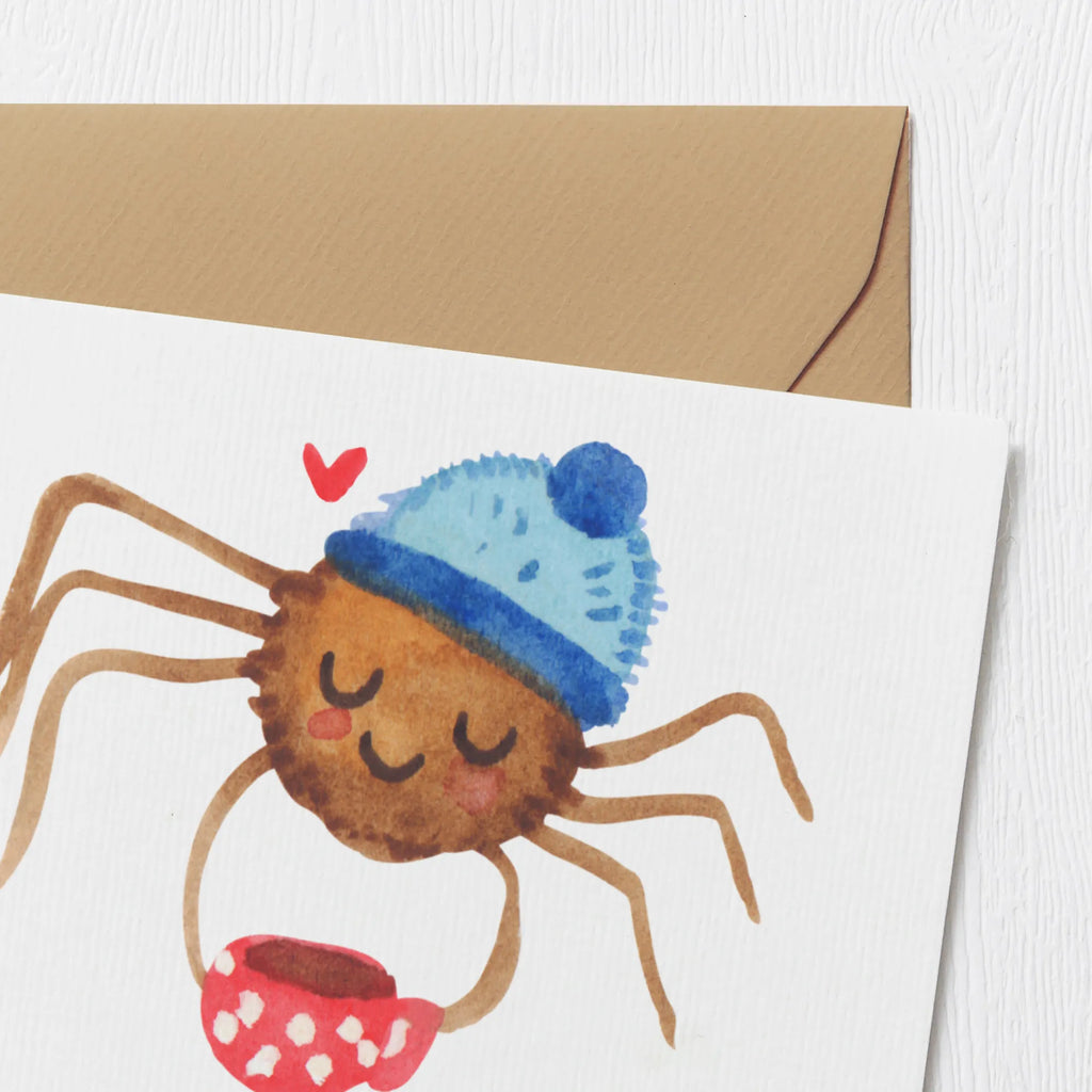 Personalisierte Deluxe Karte Spinne Agathe Kaffee Grußkarte als Geldgeschenk, Grußkarte mit persönlichen Nachrichten, Personalisierte Geburtstagskarte, Personalisierte Hochzeitskarte, Grußkarte selbst gestalten, Personalisierte Einladungskarte, Personalisierte Glückwunschkarte, Personalisiertere Klappkarte, Personalisierte Karte, Grußkarte mit Namen, Grußkarten personalisiert, Grußkarte selber drucken, Personalisierte Grußkarte, Spinne Agathe, Spinne, Agathe, Videos, Merchandise, Weiser Spruch, Morgen, Lebensweisheiten, Morgenmuffel, Kaffee