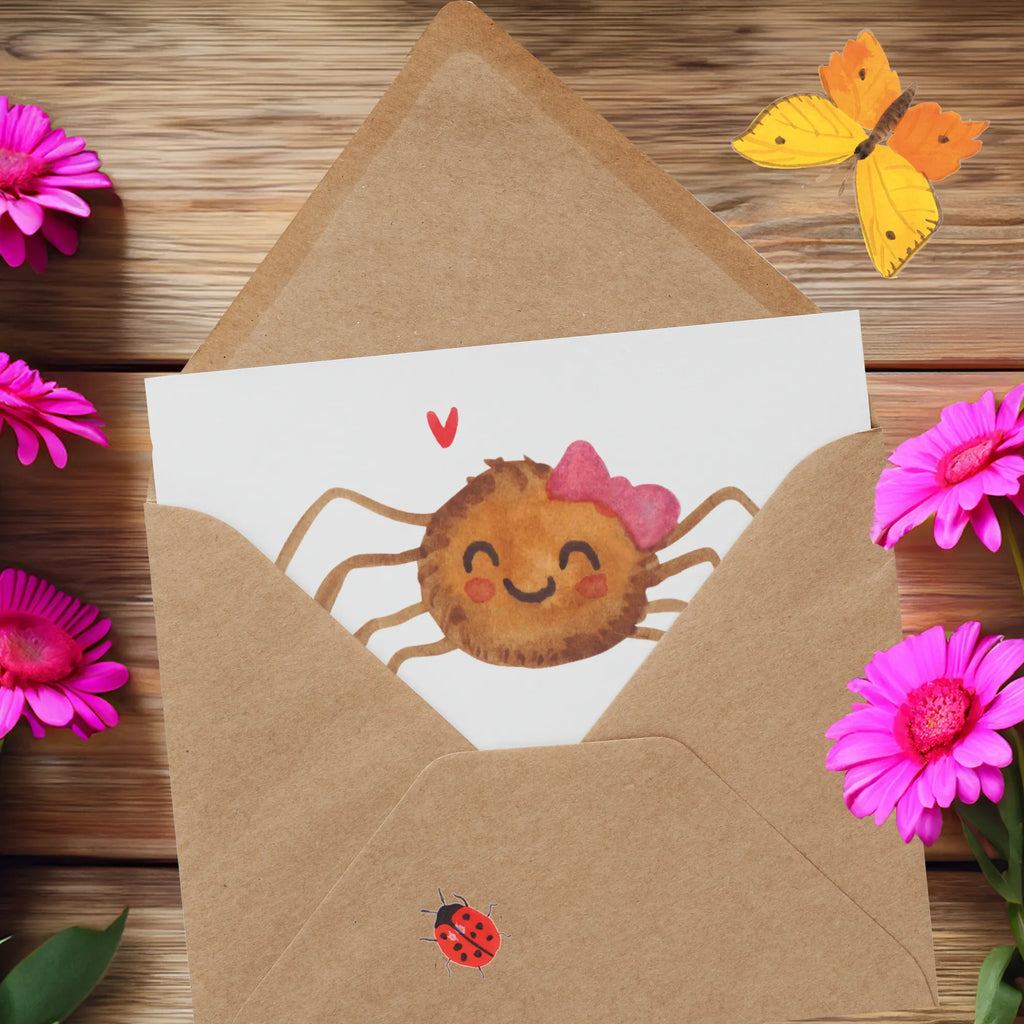 Personalisierte Deluxe Karte Spinne Agathe Freude Grußkarte selber drucken, Grußkarte mit persönlichen Nachrichten, Grußkarte selbst gestalten, Personalisierte Hochzeitskarte, Grußkarte mit Namen, Personalisierte Karte, Personalisierte Grußkarte, Personalisiertere Klappkarte, Personalisierte Geburtstagskarte, Grußkarte als Geldgeschenk, Personalisierte Glückwunschkarte, Grußkarten personalisiert, Personalisierte Einladungskarte, Spinne Agathe, Spinne, Agathe, Videos, Merchandise, Beliebte Spinne, Viraler Hit, Trend, Viral