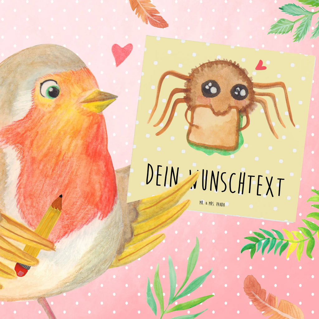 Personalized Deluxe Card Spider Agathe Sandwich Grußkarte mit persönlichen Nachrichten, Grußkarte als Geldgeschenk, Grußkarte selbst gestalten, Grußkarte mit Namen, Personalisierte Glückwunschkarte, Personalisierte Einladungskarte, Grußkarte selber drucken, Personalisierte Geburtstagskarte, Personalisierte Karte, Grußkarten personalisiert, Personalisierte Grußkarte, Personalisiertere Klappkarte, Personalisierte Hochzeitskarte, Spinne Agathe, Spinne, Agathe, Videos, Merchandise, Verfressen, Hunger, Mut, Lebensfreude, Alles wird gut, Glück, Hungrig