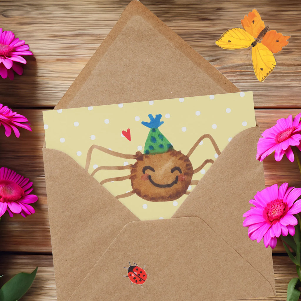 Personalisierte Deluxe Karte Spinne Agathe Party Grußkarte selber drucken, Grußkarte mit persönlichen Nachrichten, Personalisierte Grußkarte, Personalisiertere Klappkarte, Personalisierte Karte, Personalisierte Einladungskarte, Grußkarte als Geldgeschenk, Grußkarten personalisiert, Personalisierte Glückwunschkarte, Grußkarte mit Namen, Personalisierte Geburtstagskarte, Grußkarte selbst gestalten, Personalisierte Hochzeitskarte, Spinne Agathe, Spinne, Agathe, Videos, Merchandise, Glück, Selbstliebe, Motivation, Wunder