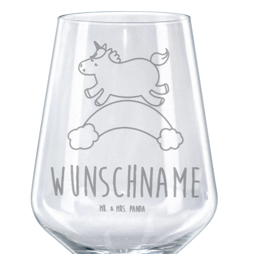 Personalizowany kieliszek do czerwonego wina jednorożec tęcza Jednorożec, jednorożce, dekoracje jednorożca, jednorożec