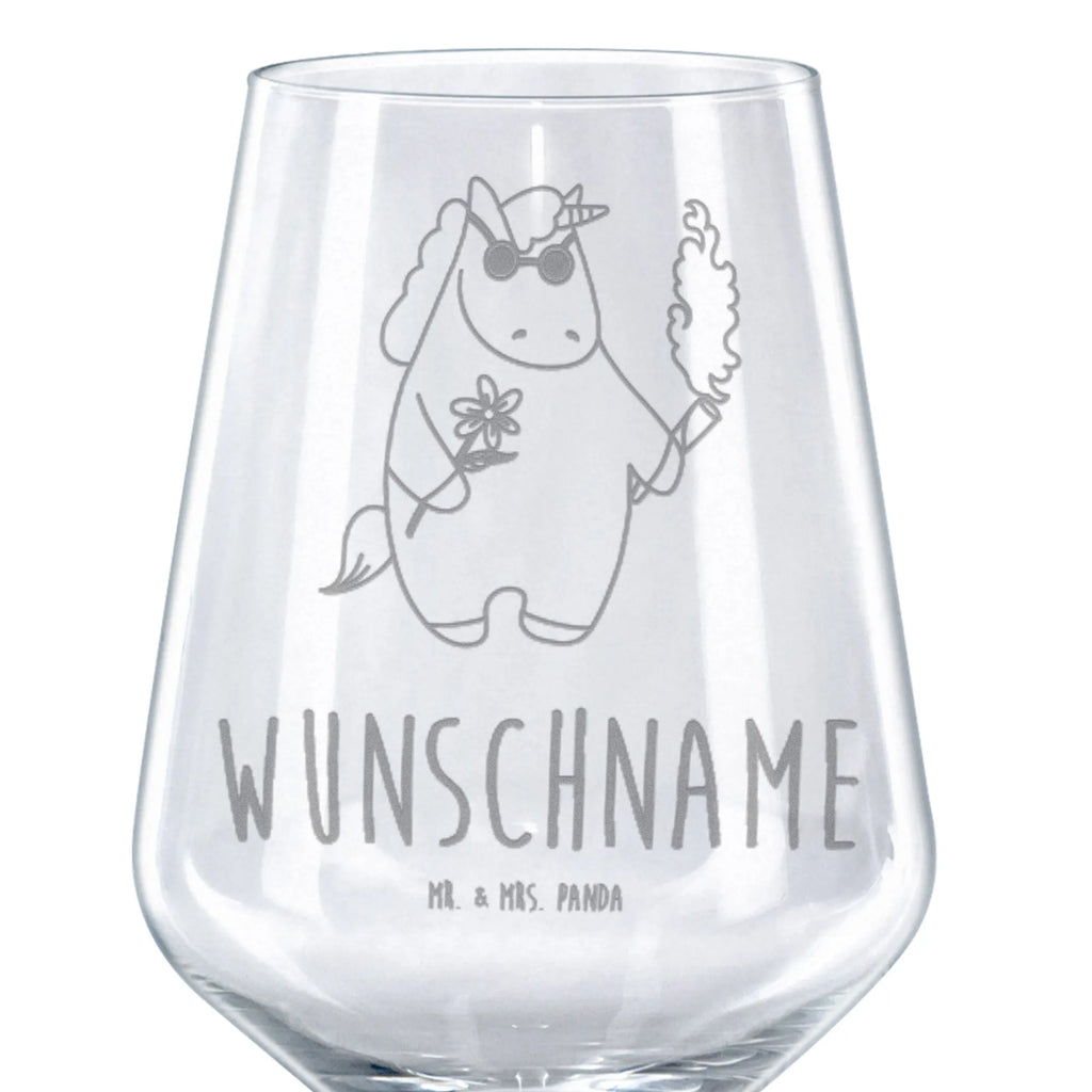 Personalizowany kieliszek do czerwonego wina Jednorożec Woodstock Jednorożec, jednorożce, dekoracje jednorożca, jednorożec