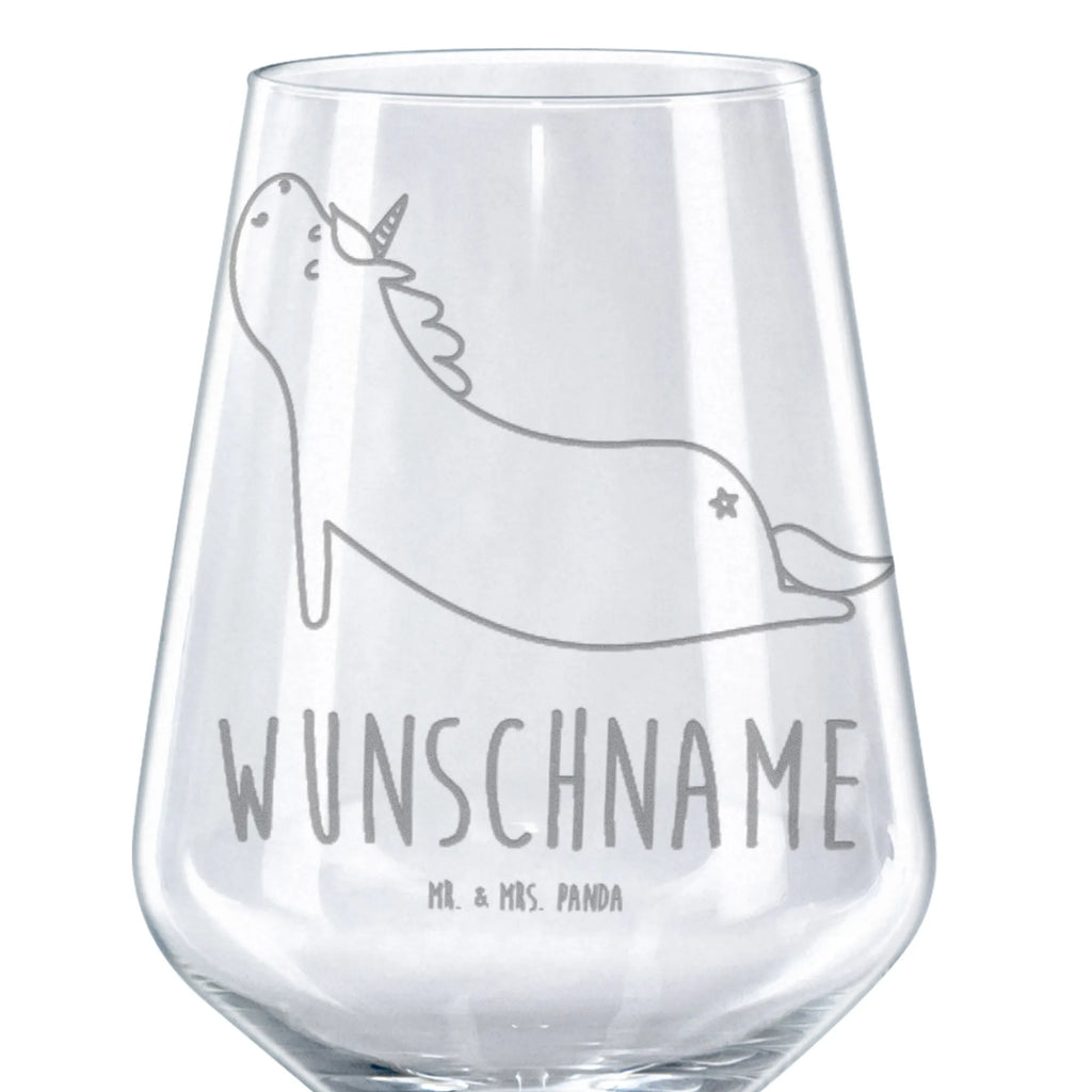 Personalized Red Wine Glass unicorn yoga unicorn, unicorns, sports, Namaste, funny, gift, present, yoga, relaxation, mindfulness, Unicorn, sweet