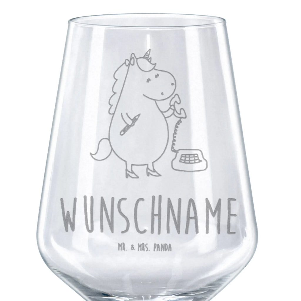 Personalized Red Wine Glass unicorn secretary unicorn, unicorns, gift colleg, secretary present, tax office, office, office help, attorney, office worker, Secretary
