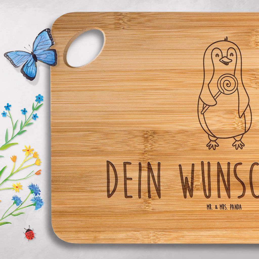 Spersonalizowana deska do krojenia pingwin lizak Pinguin