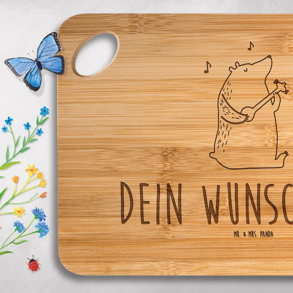 Personalized Cutting Board bear song bear, teddy, teddy bear, cuddly toy, valentine, song, woman, heart, Bear, gift, saying, love song, love, partner, girlfriend