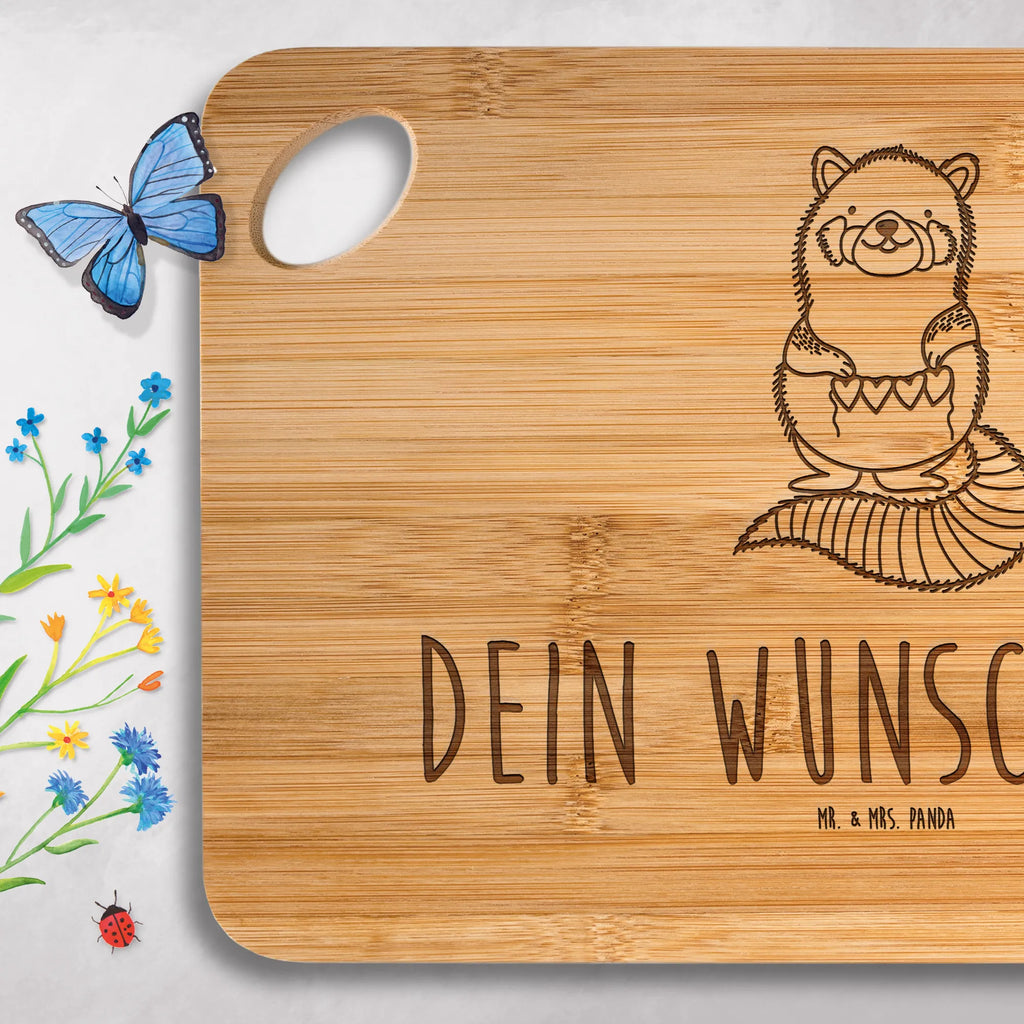 Spersonalizowana deska do krojenia Czerwony Panda Motywy zwierzęce, dobra energia, zabawne powiedzonka, zwierzęta