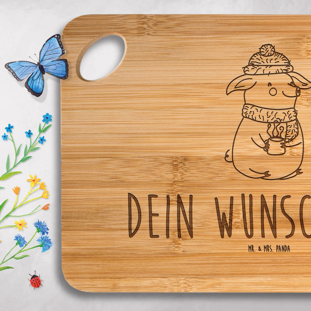 Personalized Cutting Board piggy Mulled wine Winter, Christmas, Christmas time, snow, drunk, Christmas market, mulled wine, saying