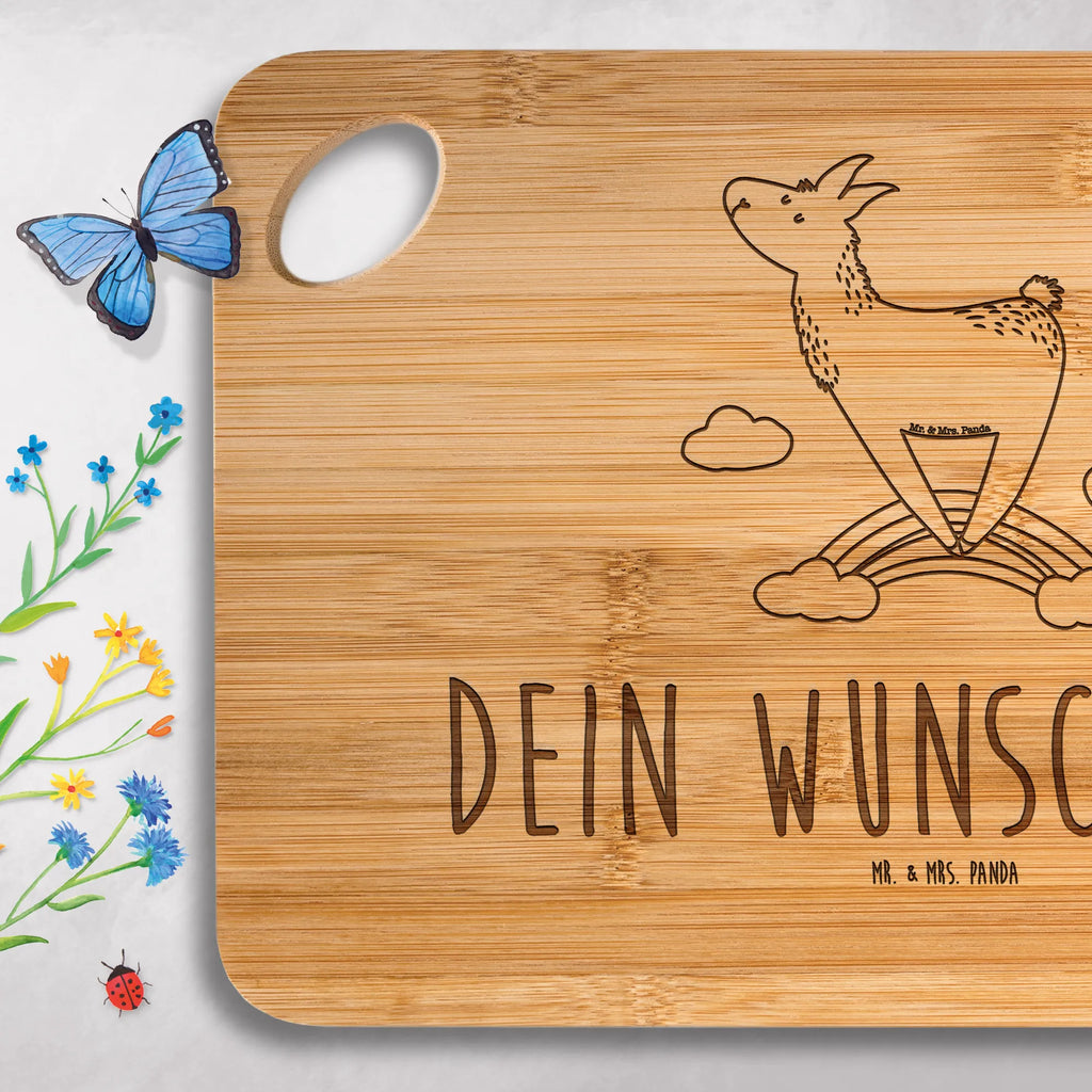 Personalized Cutting Board lama rainbow Llama, llama, alpaca, trendy animal, Outsider, Rainbow, Haters gonna hate, Hobby, Freedom, Self-employed, Haters, School, Lama, Lamas, Abi, Cloud country
