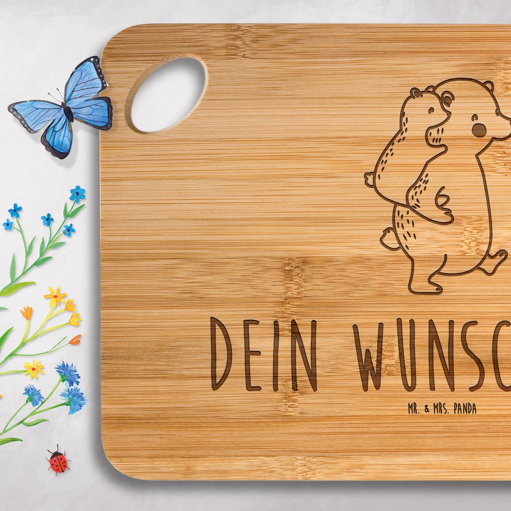 Spersonalizowana deska do krojenia Tata Niedźwiedź Rodzina, Dzień Ojca, Dzień Matki, brat, siostra, mama, tata, babcia, dziadek