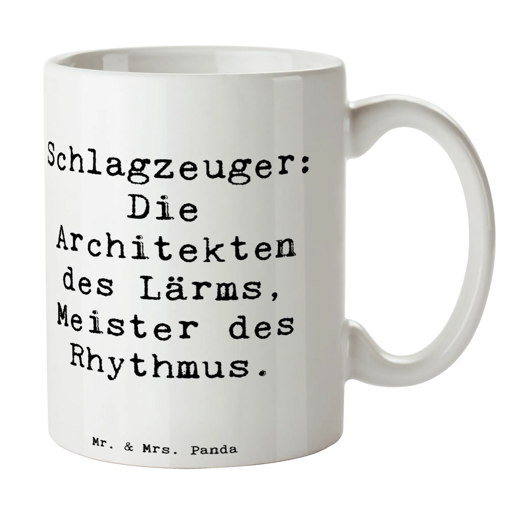 Tasse Spruch Schlagzeug Architekten Kaffeetasse, Bürotasse, Tasse, Keramiktasse, Tasse mit Zitaten, Porzellantasse, Teetasse, Geschenktasse, Tasse mit Motiven, Instrumente, Geschenke Musiker, Musikliebhaber
