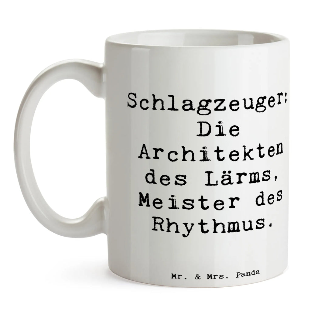 Tasse Spruch Schlagzeug Architekten Kaffeetasse, Bürotasse, Tasse, Keramiktasse, Tasse mit Zitaten, Porzellantasse, Teetasse, Geschenktasse, Tasse mit Motiven, Instrumente, Geschenke Musiker, Musikliebhaber