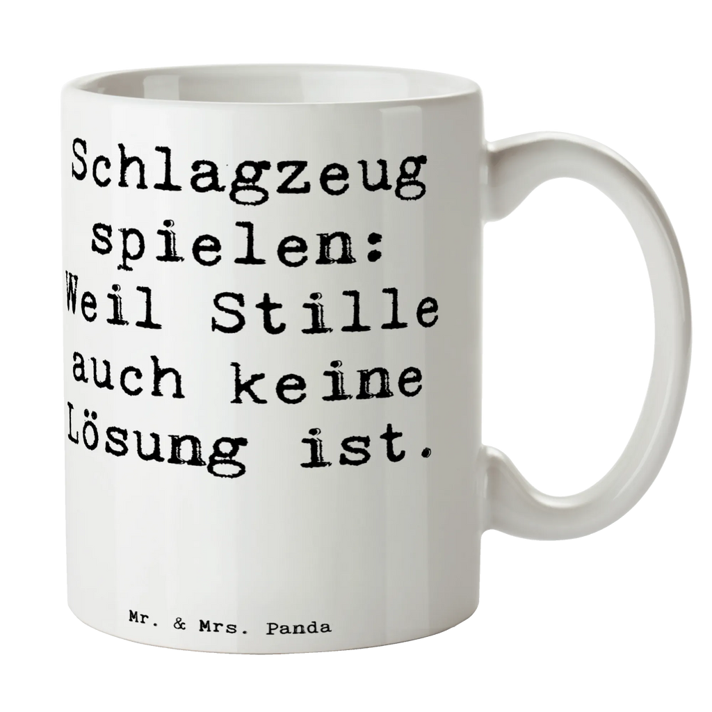 Tasse Spruch Schlagzeug Magie Porzellantasse, Tasse mit Motiven, Geschenktasse, Kaffeetasse, Bürotasse, Tasse, Teetasse, Tasse mit Zitaten, Keramiktasse, Instrumente, Geschenke Musiker, Musikliebhaber