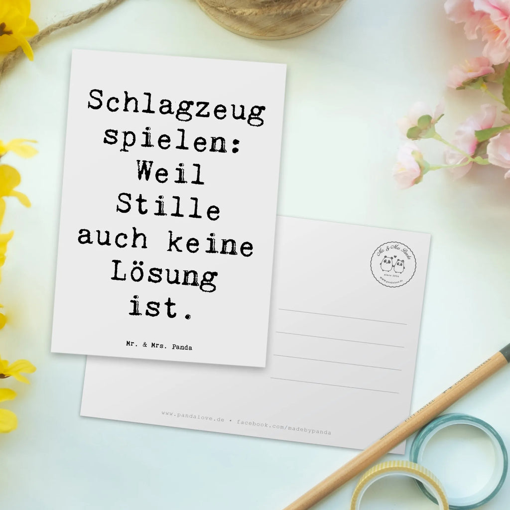 Postkarte Spruch Schlagzeug Magie Einladungskarte, Geburtstagskarte, Postkarte, Karte, Einladung, Ansichtskarten, Dankeskarte, Geschenkkarte, Einladung Geburtstag, Einladungskarten Geburtstag, Grußkarte, Ansichtskarte, Instrumente, Geschenke Musiker, Musikliebhaber