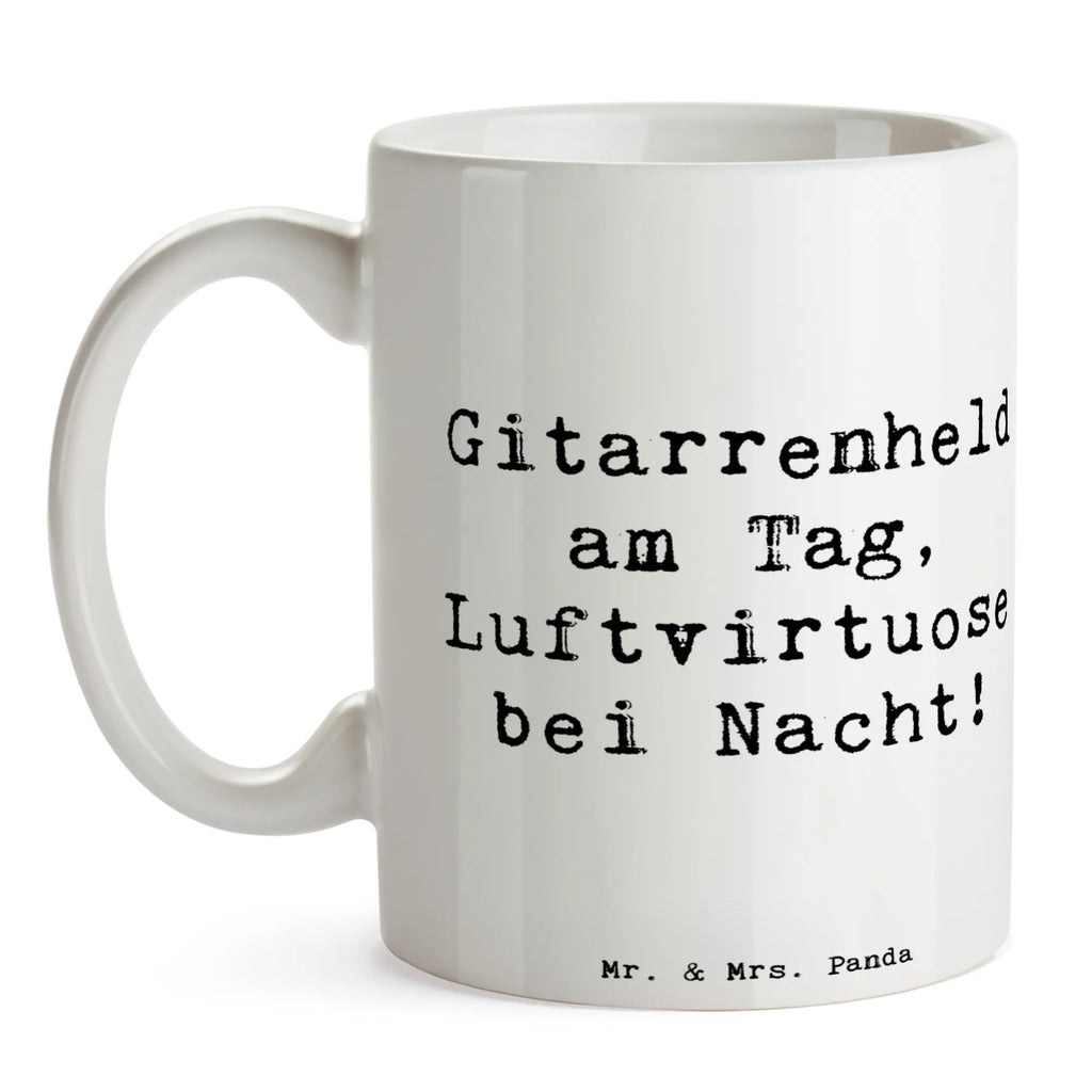 Tasse Spruch Gitarrenheld Tasse, Geschenktasse, Tasse mit Zitaten, Bürotasse, Porzellantasse, Tasse mit Motiven, Keramiktasse, Kaffeetasse, Teetasse, Instrumente, Geschenke Musiker, Musikliebhaber