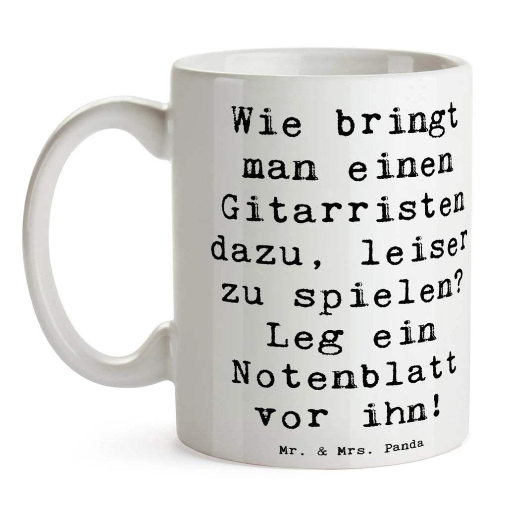 Tasse Spruch Gitarren Trick Keramiktasse, Tasse mit Motiven, Teetasse, Geschenktasse, Kaffeetasse, Tasse, Tasse mit Zitaten, Bürotasse, Porzellantasse, Instrumente, Geschenke Musiker, Musikliebhaber