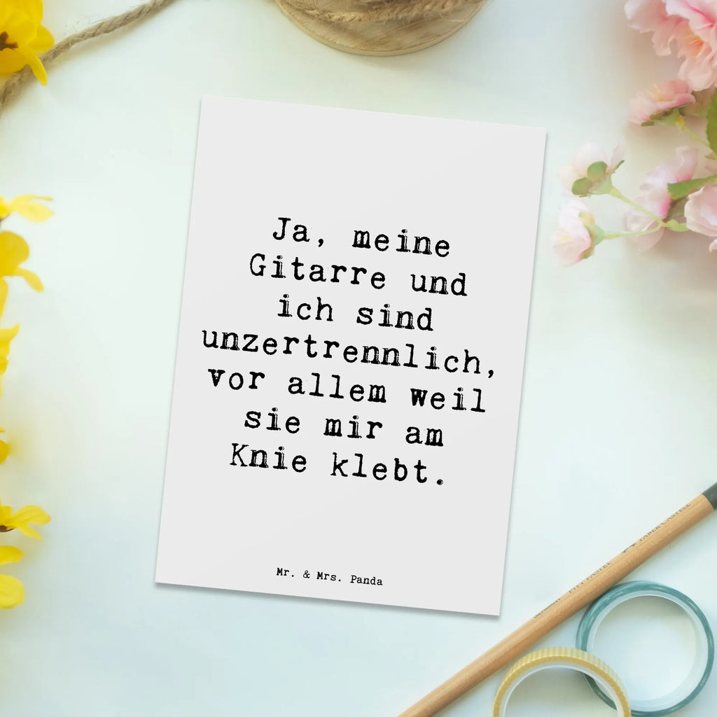Postkarte Spruch Gitarre Freund Ansichtskarte, Einladungskarte, Einladung, Dankeskarte, Karte, Grußkarte, Geschenkkarte, Ansichtskarten, Einladung Geburtstag, Postkarte, Einladungskarten Geburtstag, Geburtstagskarte, Instrumente, Geschenke Musiker, Musikliebhaber