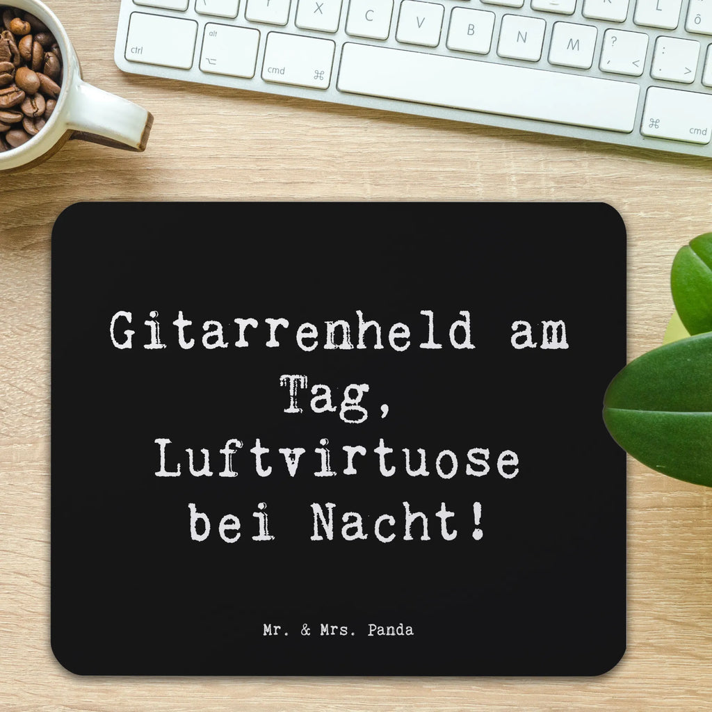 Mauspad Spruch Gitarrenheld Designer Mauspad, PC Zubehör, Mousepad, Mauspad, Mausunterlage, Computer zubehör, Einzigartiges Mauspad, Mauspad Büro, Büroausstattung, Arbeitszimmer, Instrumente, Geschenke Musiker, Musikliebhaber