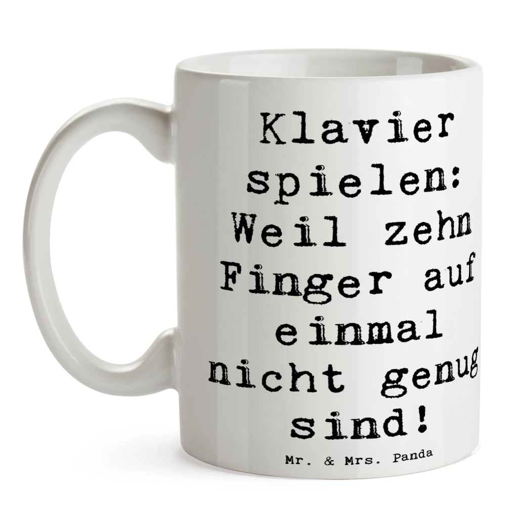 Tasse Spruch Klavier Magie Tasse mit Zitaten, Kaffeetasse, Geschenktasse, Teetasse, Tasse mit Motiven, Bürotasse, Porzellantasse, Tasse, Keramiktasse, Instrumente, Geschenke Musiker, Musikliebhaber