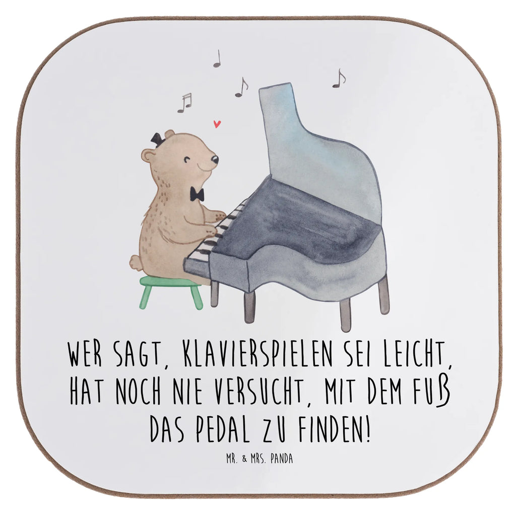 Square coaster Wer sagt, Klavierspielen sei leicht, hat noch nie versucht, mit dem Fuß das Pedal zu finden! Holzuntersetzer, Glasuntersetzer, Untersetzer, Untersetzer aus Holz, Untersetzer Design, Getränkeuntersetzer, Untersetzer für Gläser, Bierdeckel, Untersetzer Gläser, Untersetzer Holz, Korkuntersetzer, Tassen Untersetzer, Instrumente, Geschenke Musiker, Musikliebhaber