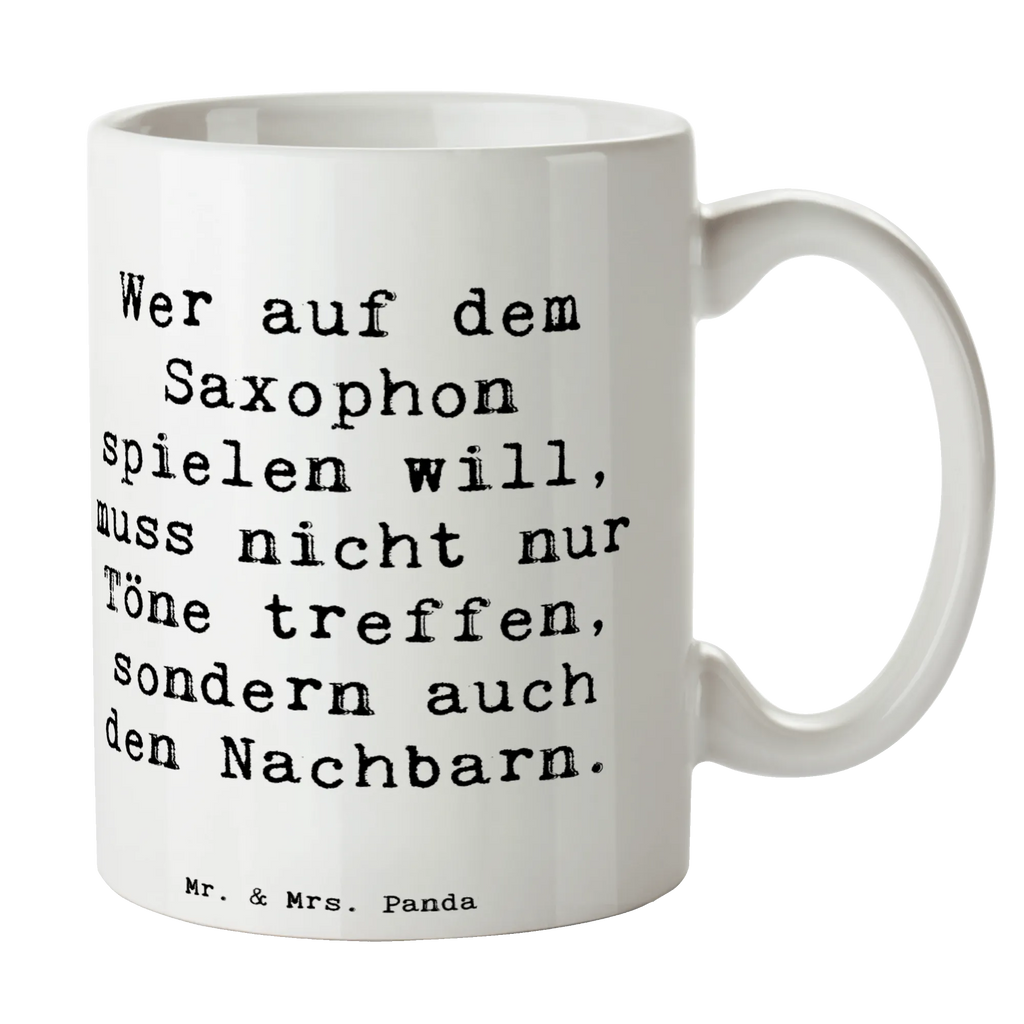 Tasse Spruch Saxophon Spieler Porzellantasse, Teetasse, Tasse mit Motiven, Tasse, Keramiktasse, Bürotasse, Tasse mit Zitaten, Geschenktasse, Kaffeetasse, Instrumente, Geschenke Musiker, Musikliebhaber